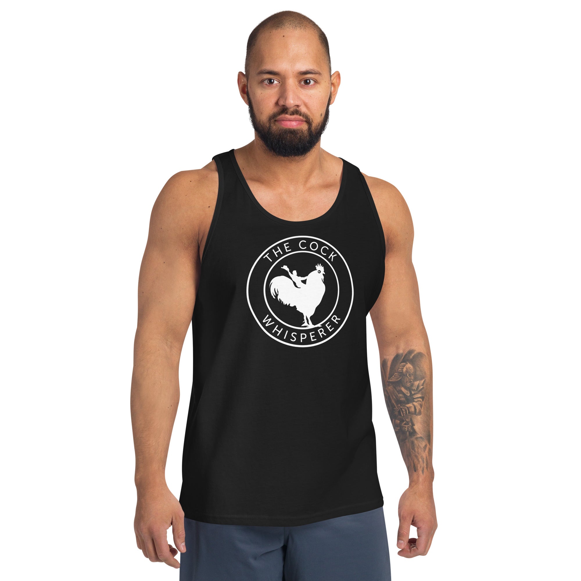 Men's Barbell Club V2 T (Red Logo) - Charcoal-Black Triblend / XS