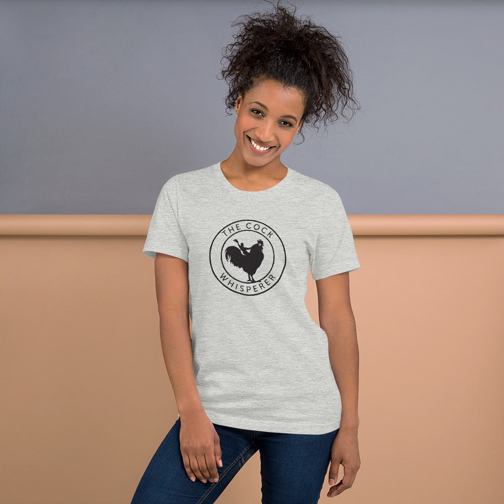 Women's Cock Whisperer T-Shirt (Black Logo)