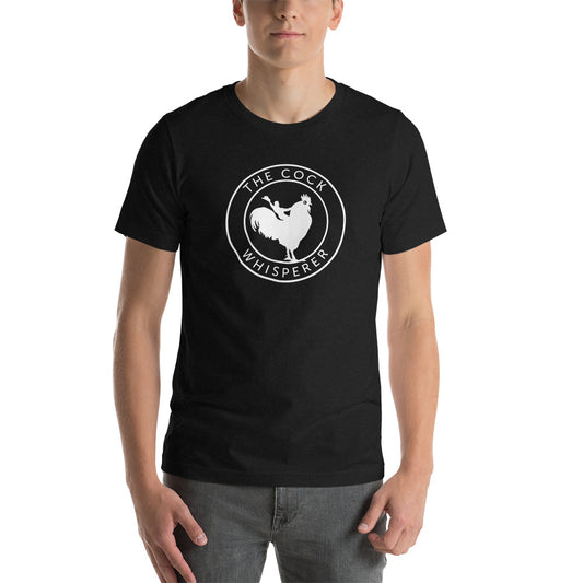 Men's Cock Whisperer T-Shirt (White Logo)