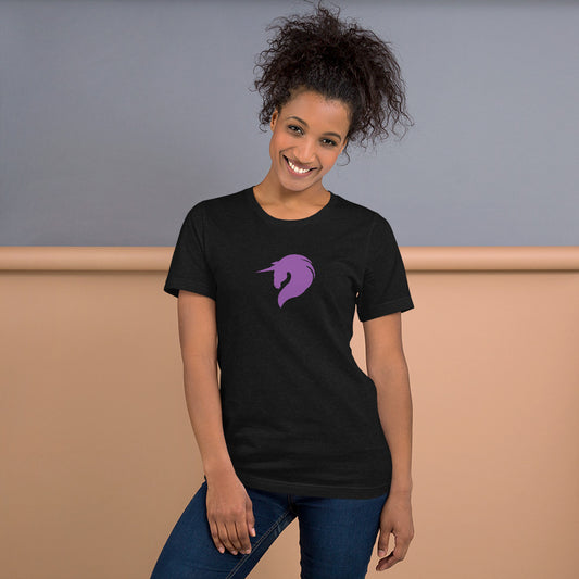 Women's Unicorn T-Shirt (Purple Logo)