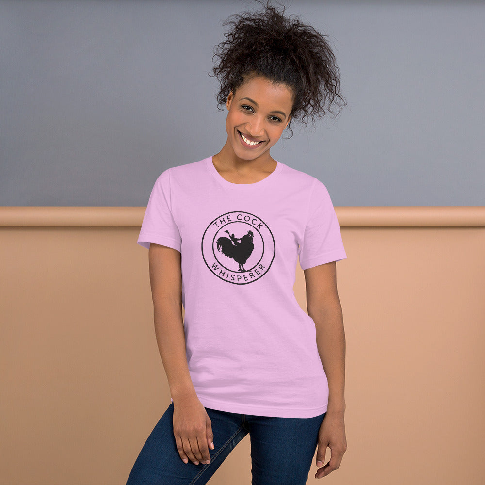 Women's Cock Whisperer T-Shirt (Black Logo)