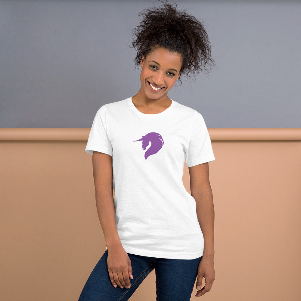Women's Unicorn T-Shirt (Purple Logo)